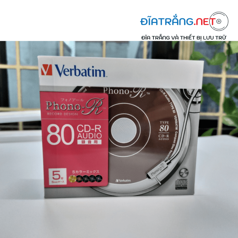 Đĩa trắng CD-R Verbatim Phono 700MB