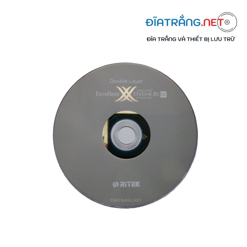 Đĩa trắng DVD+R DL 8.5GB Ritek Excellent bán lẻ