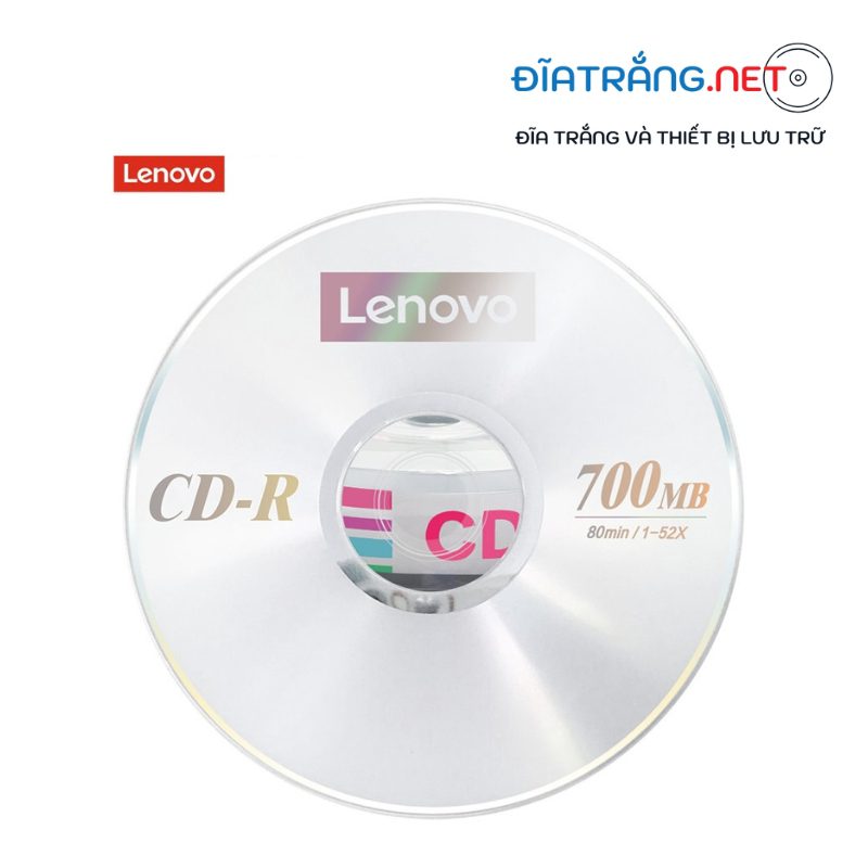Đĩa trắng CD-R Lenovo 700MB - Cọc 50 cái