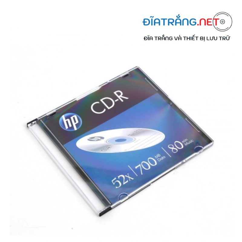 Đĩa trắng CD-R HP 700MB có vỏ