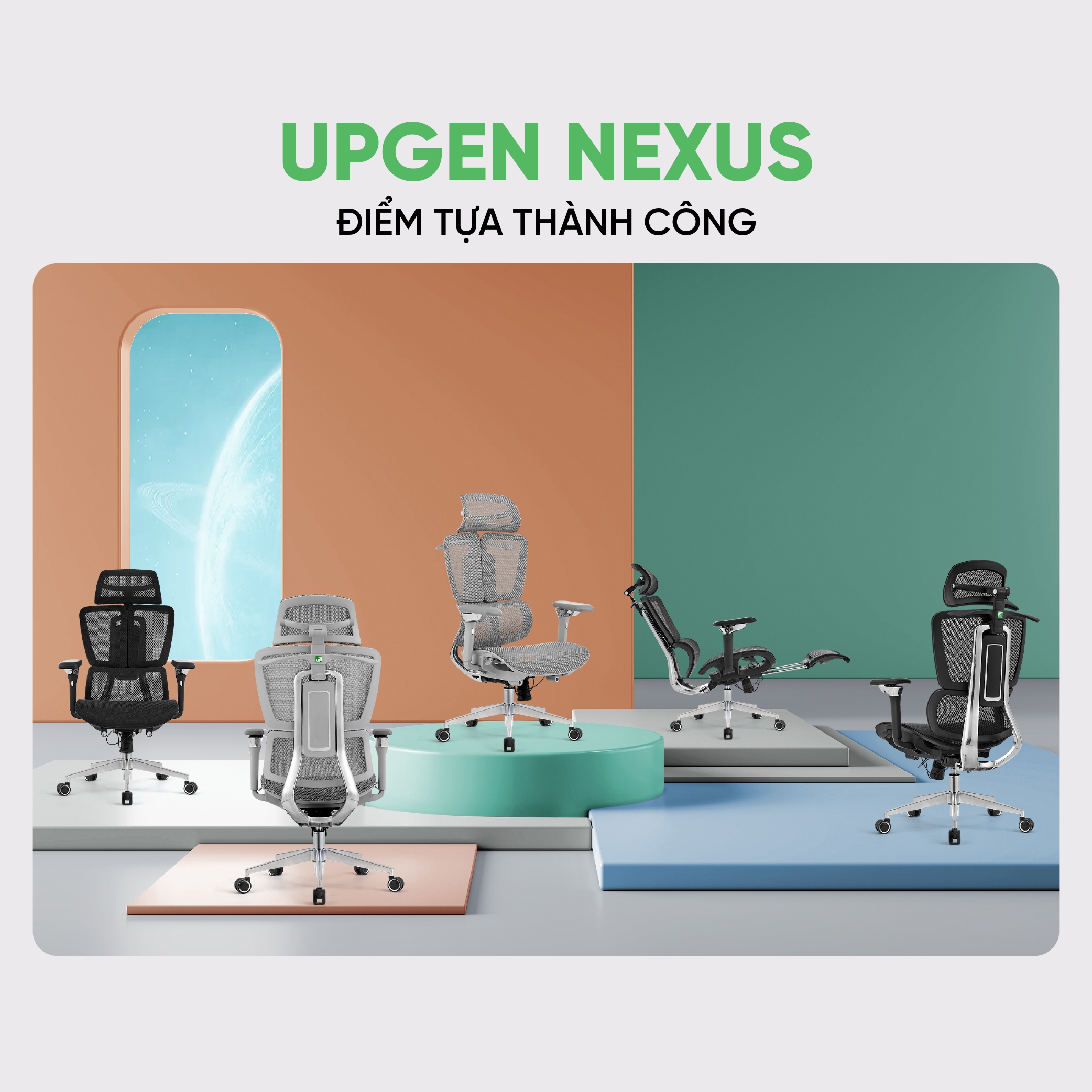 Giới thiệu Ghế công thái học Upgen Nexus