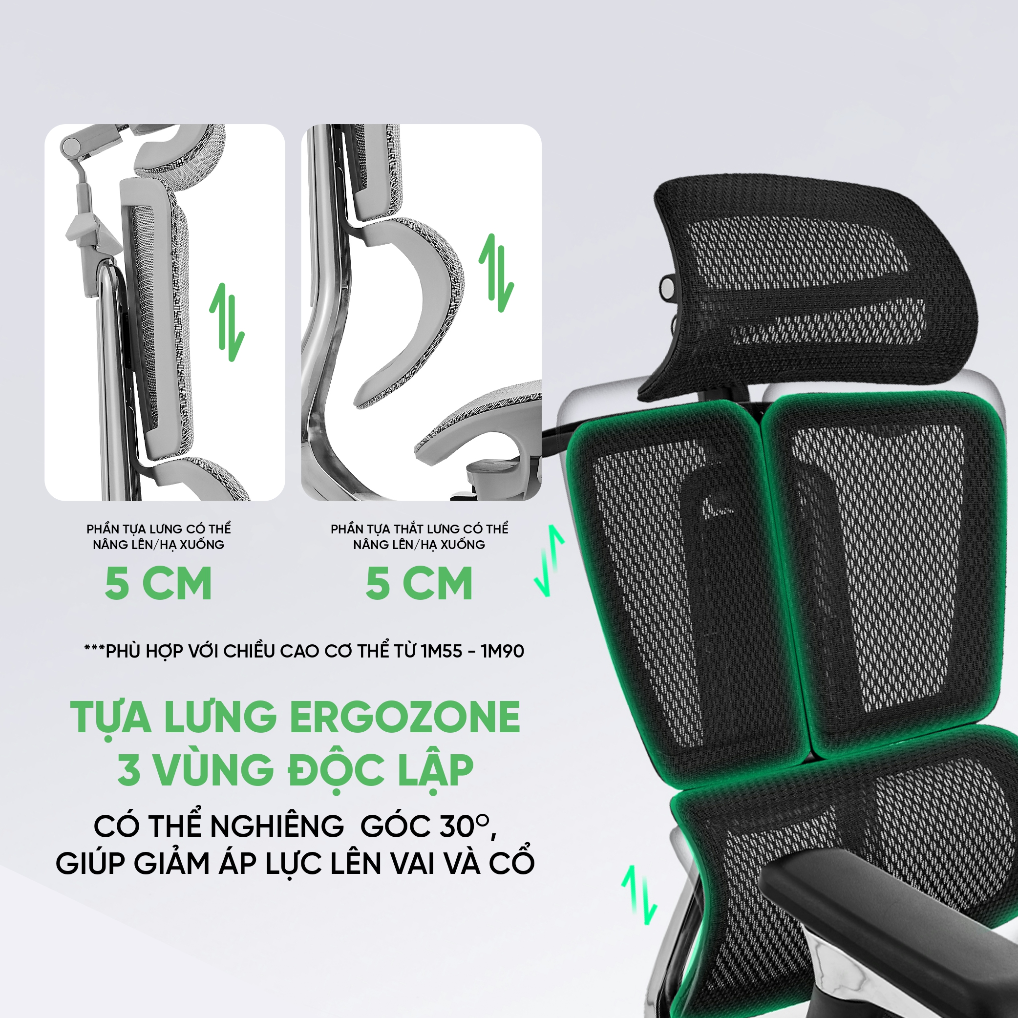 Giới thiệu Ghế công thái học Upgen Nexus