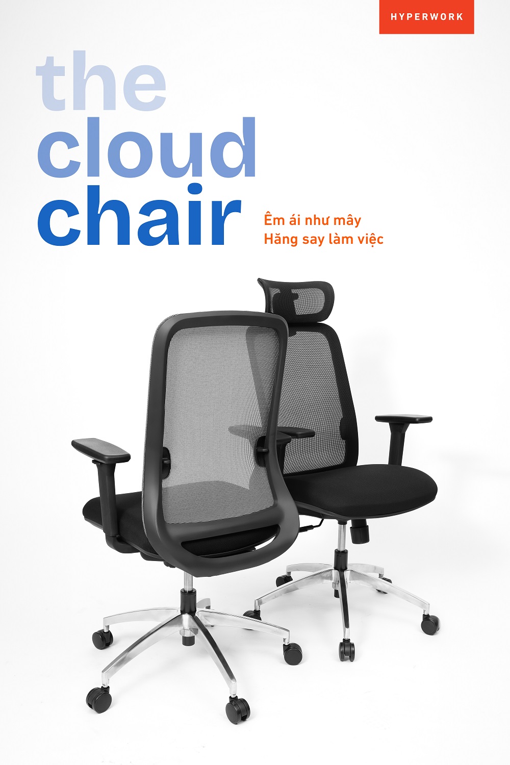 Giới thiệu Ghế công thái học Hyperwork Cloud OC03